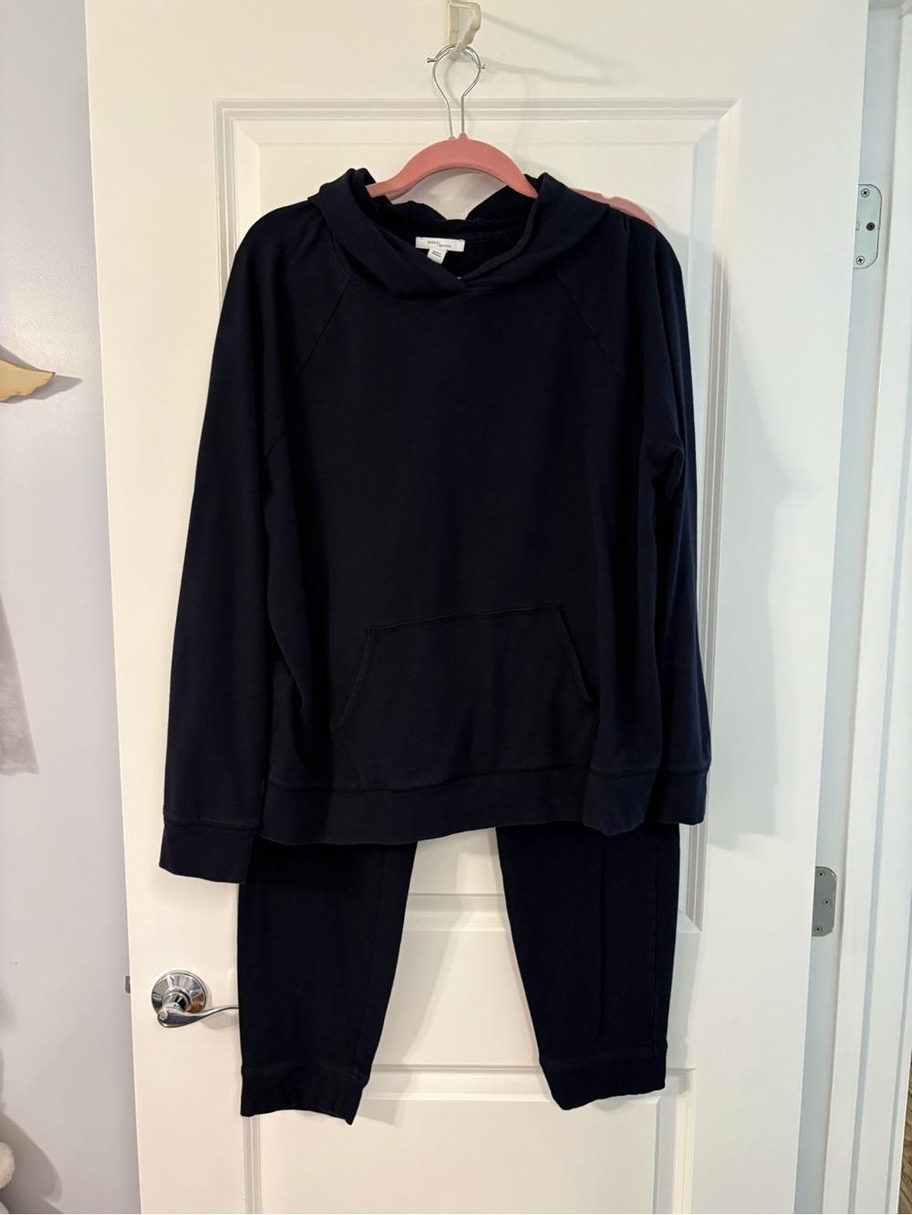 Navy blue Daily Ritual Hoodie and Joggers Set